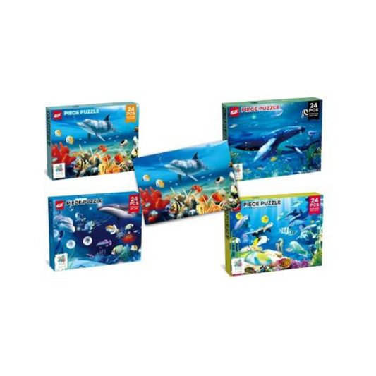 Παιδικό Puzzle Ζώα της Θάλασσας 24 τεμαχίων (0621011)