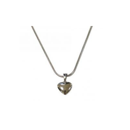 Κολιέ με σχέδιο Καρδιά από Επιχρυσωμένο Ατσάλι (1013-668A4)