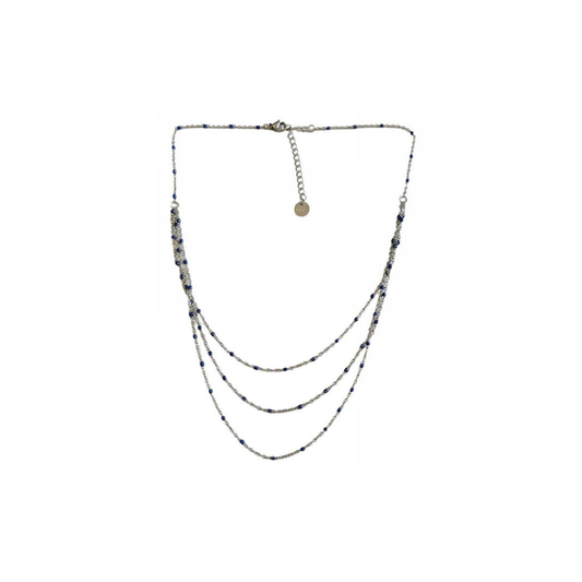 Kostibas Fashion Κολιέ Ματάκι από Ατσάλι (1013-710AB)
