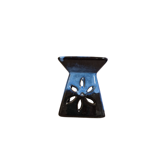 Καυστήρας αιθέριων ελαίων 8cm σε χρώμα μαύρο μπλε (10701307)