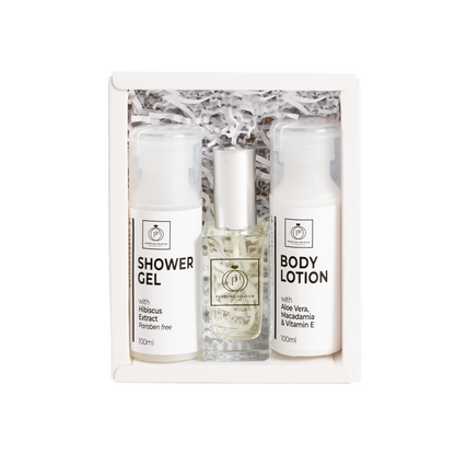 Gift Box γυναικείο μικρό (άρωμα τύπου, body lotion, αφρόλουτρο) 101-200