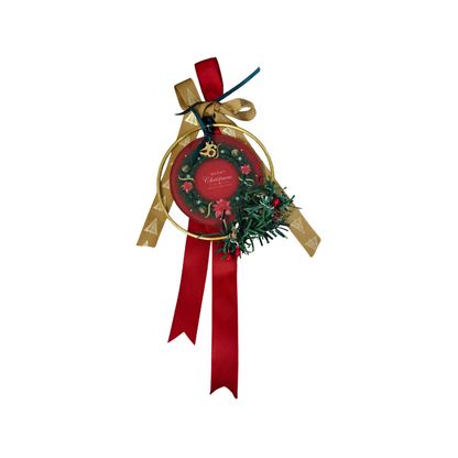 Κρεμαστό Χειροποίητο γούρι με plexiglass και μεταλλικά στοιχεία