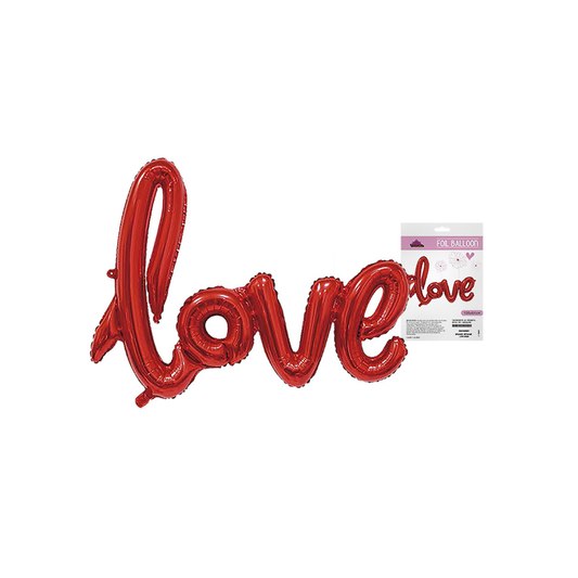 Μπαλόνι Μεταλλιζέ Love 102x65cm (3-2150)