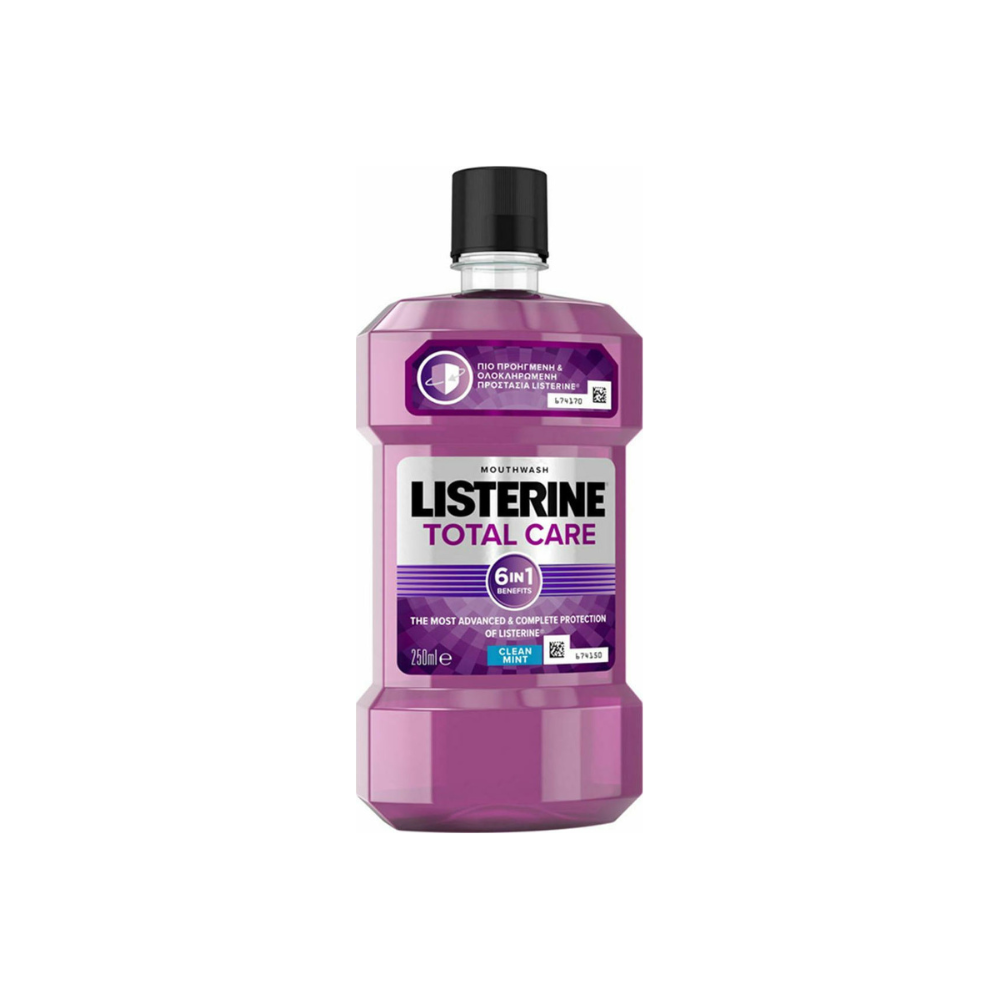 Listerine Total Care Στοματικό Διάλυμα Καθημερινής Προστασίας κατά της Πλάκας και της Κακοσμίας 250ml