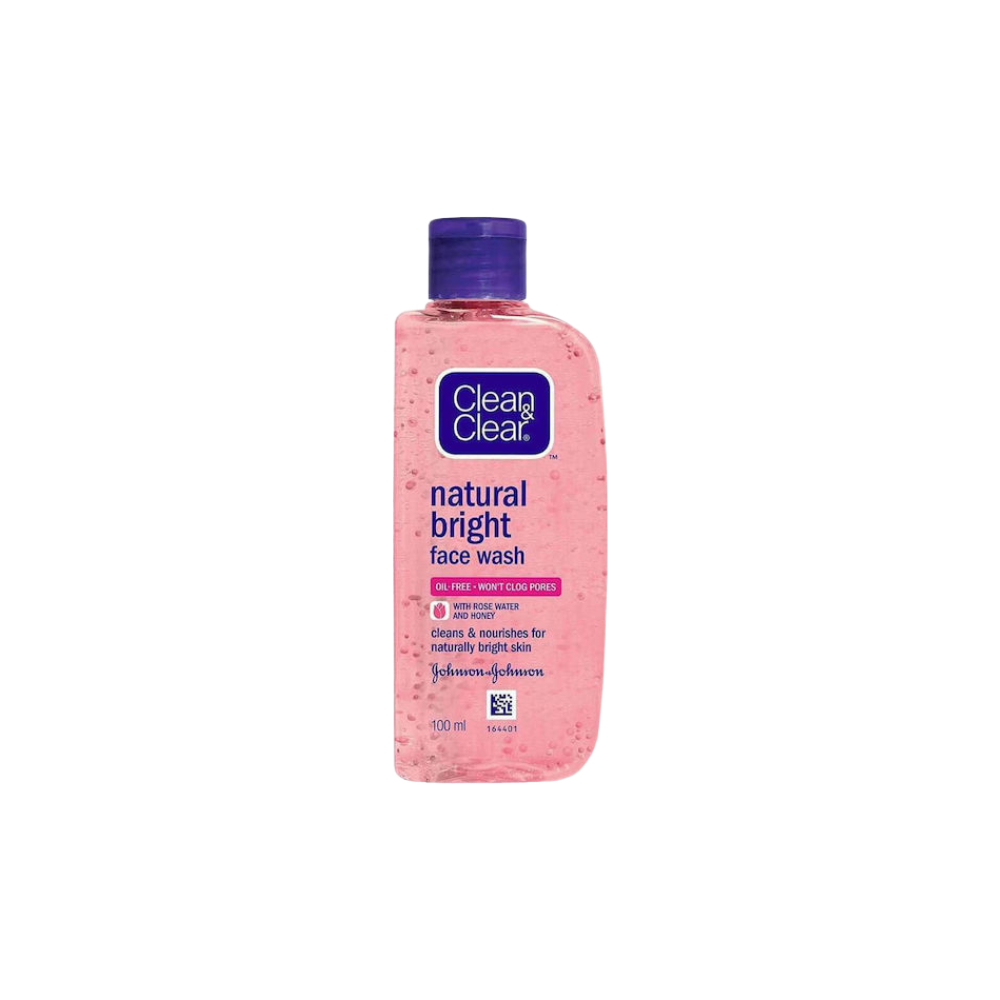 Clean & Clear Natural Bright Gel Καθαρισμού Προσώπου με Ενυδατική δράση 100ml