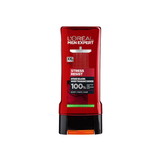 L'Oreal Paris Men Expert Stress Resist Αφρόλουτρο σε Gel για Άνδρες για Πρόσωπο, Μαλλιά & Σώμα 400ml