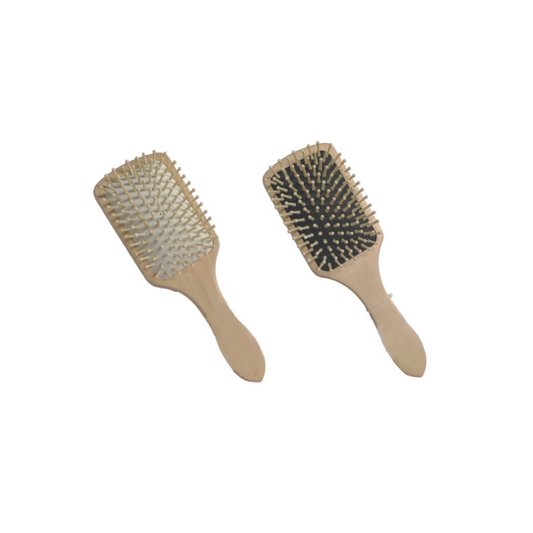 Βούρτσα μαλλιών ξύλινη ορθογώνια (40201237)
