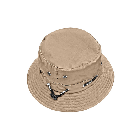 Καπέλο Κώνος Ανδρικό με Κορδόνι Εκρού (42-286)