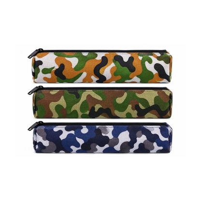 Κασετίνα Army Παραλλαγής Ορθογώνια Λευκό 19x5x4cm (50-2937)