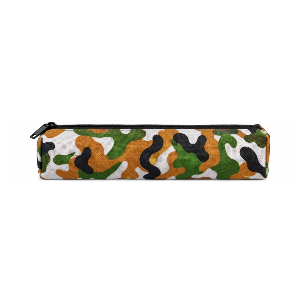 Κασετίνα Army Παραλλαγής Ορθογώνια Λευκό 19x5x4cm (50-2937)