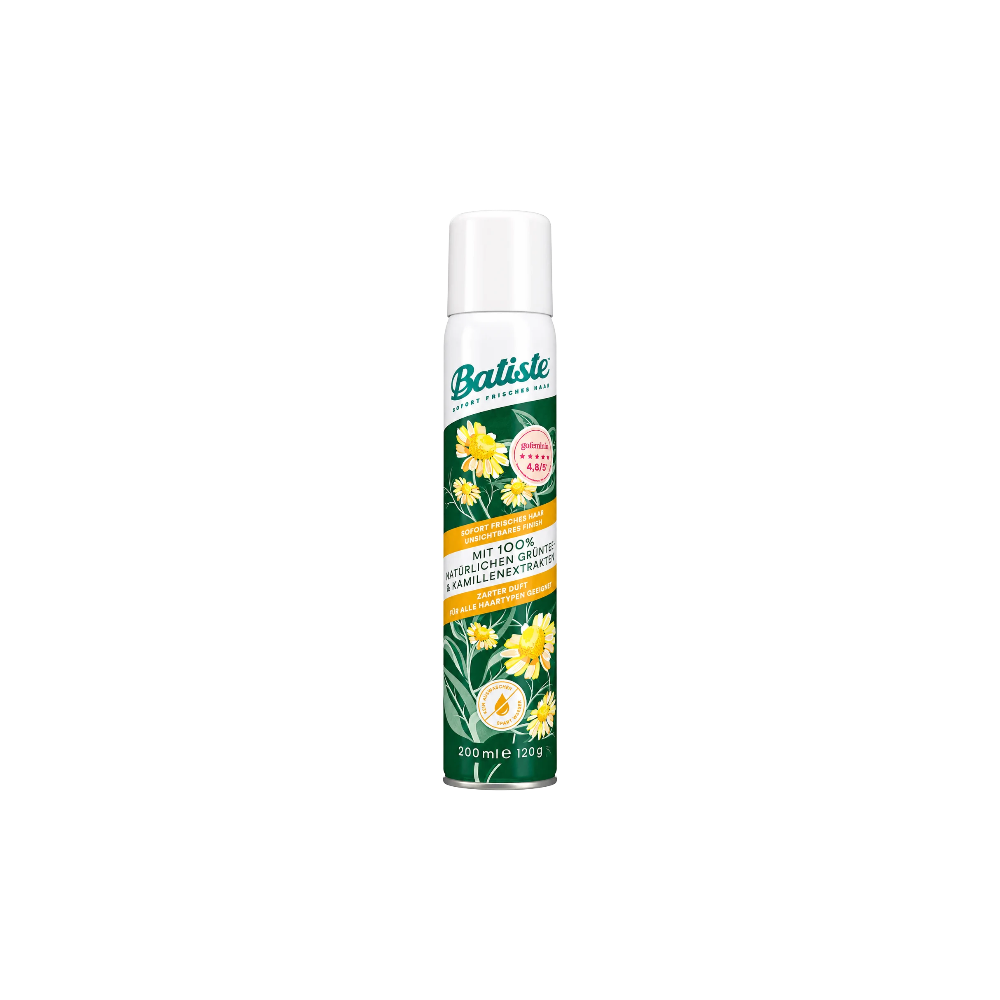 Batiste Chamomile Ξηρό Σαμπουάν Όγκου & Διατήρησης Χρώματος 200ml
