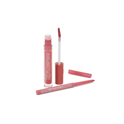 Technic Σετ Μακιγιάζ Χειλιών Plump & Pout – Γκλος & Αυτόματο Μολύβι Χειλιών (995230)