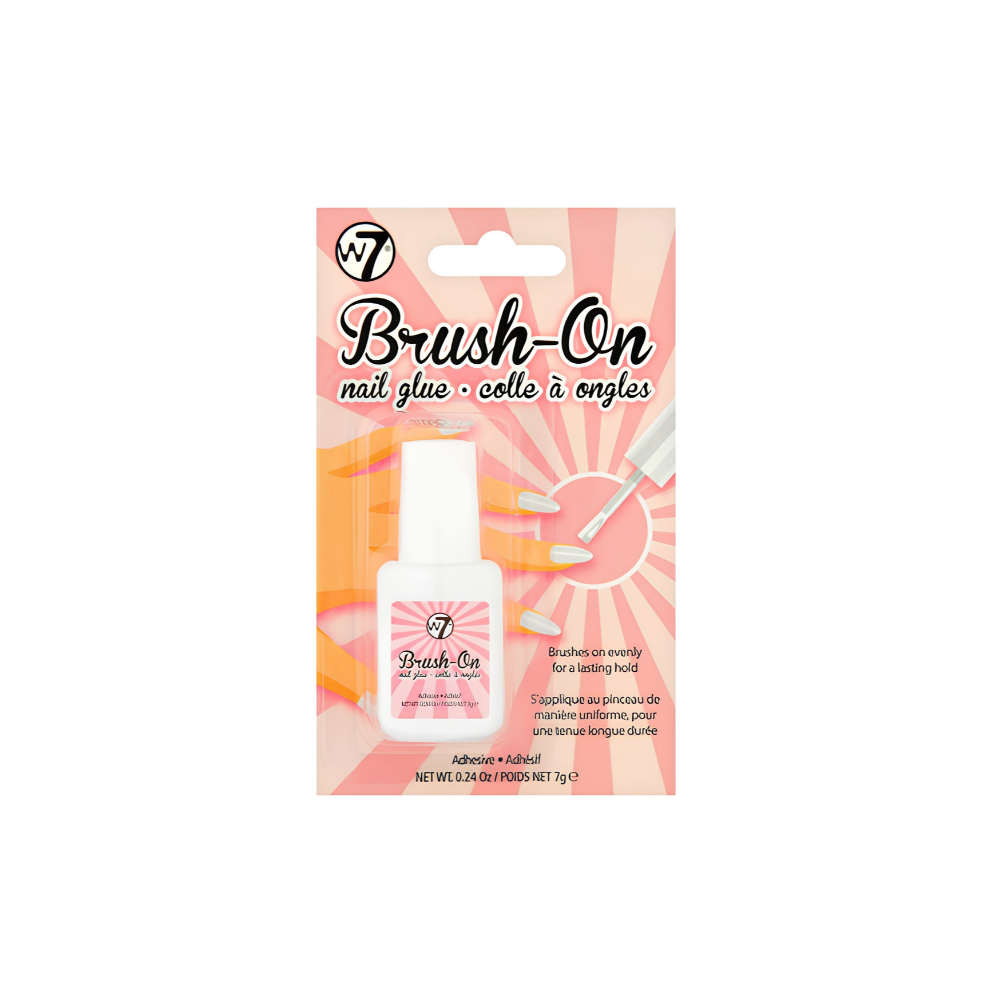 W7 Brush-On Nail Glue Κόλλα για Τεχνητά Νύχια με Πινέλο 7g