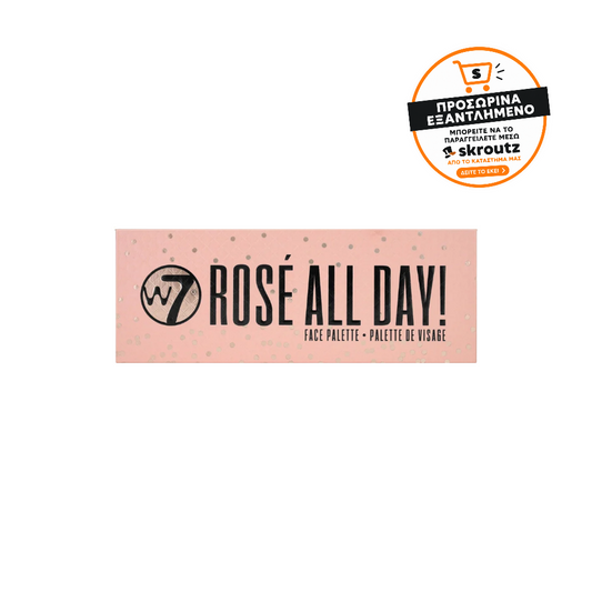 W7 Rose All Day Palette - Παλέτα για μάτια & ζυγωματικά