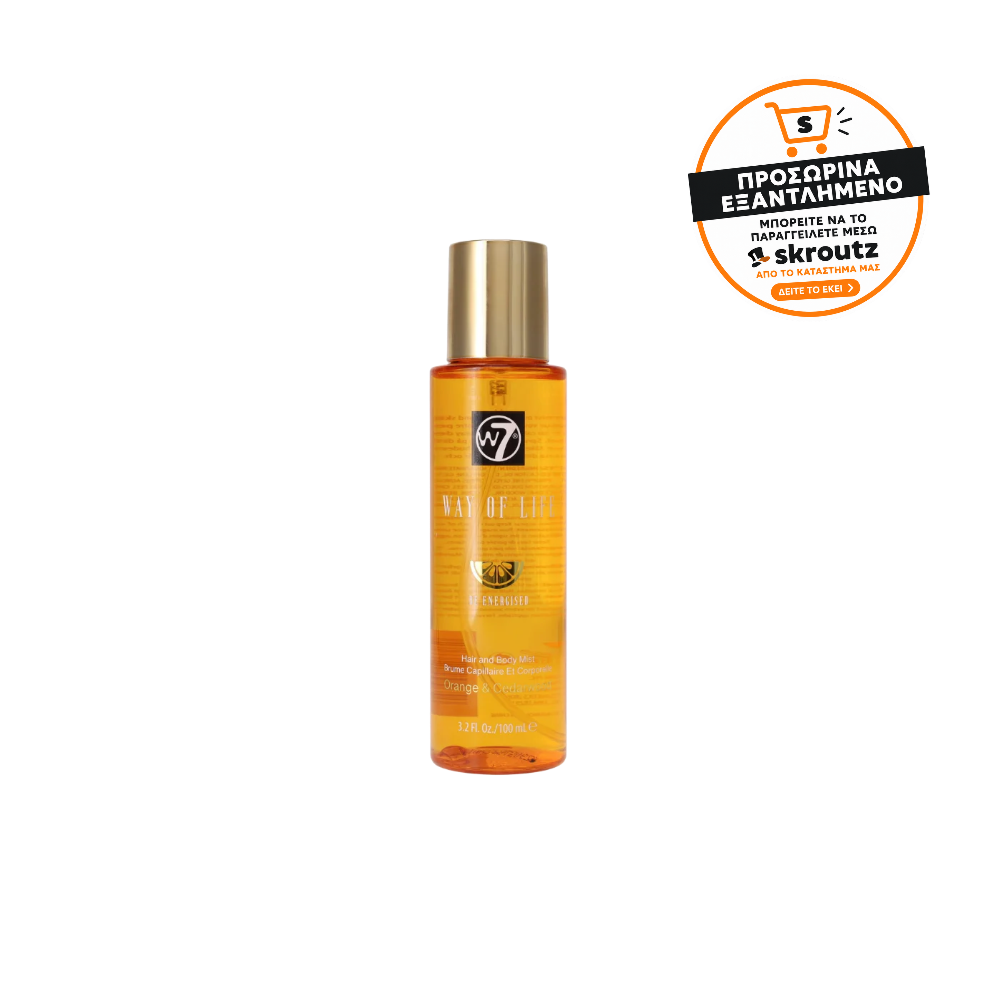 W7  Hair & Body Mist Orange & Cedarwood 100 ml