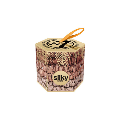 W7 Cosmetics Silky Knots Scrunchy Μαλλιών Χρυσό 6τμχ