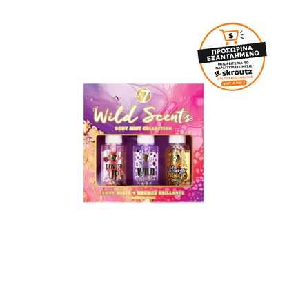 W7 Wild Scents Body Mist Collection