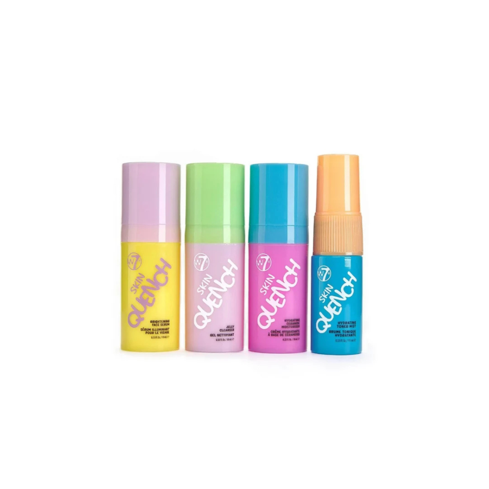 W7 Cosmetics Skin Quench Cuties Travel Set για Ενυδάτωση & Λάμψη 4τμχ
