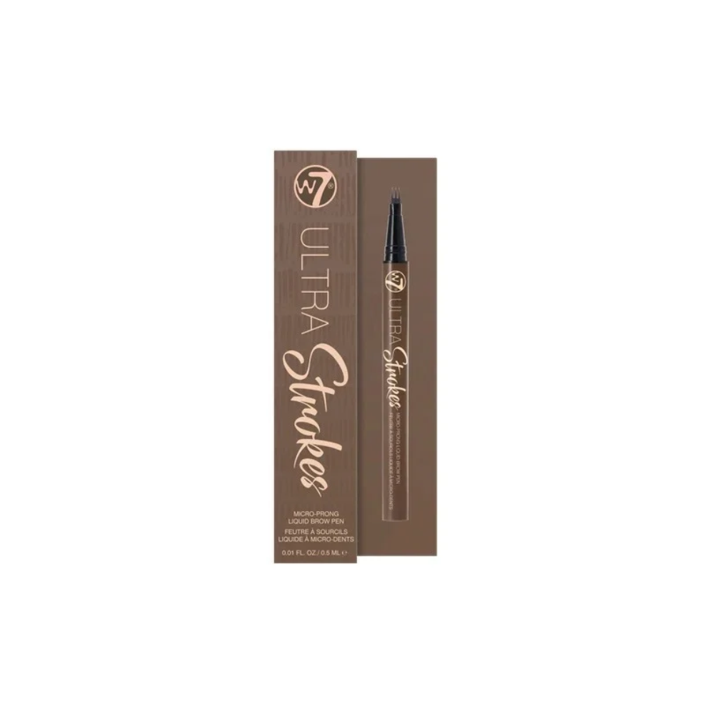 W7 Ultra Strokes Micro-Prong Liquid Brow Pen Brown