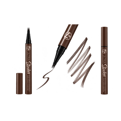 W7 Ultra Strokes Micro-Prong Liquid Brow Pen Dark Brown