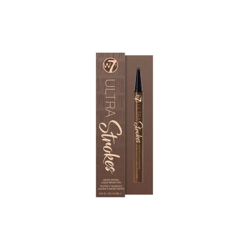 W7 Ultra Strokes Micro-Prong Liquid Brow Pen Dark Brown