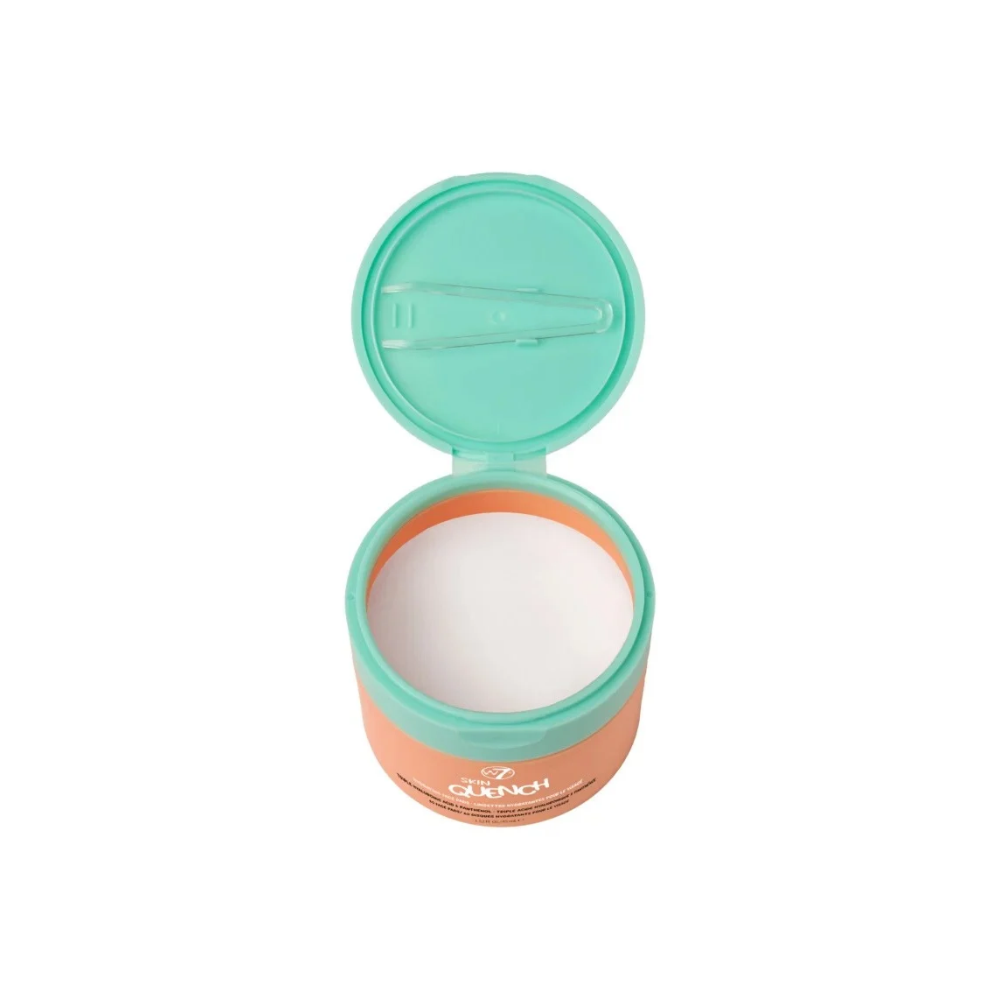 W7 Skin Quench Hydrating Face Pads Ενυδατικά Δισκία Προσώπου με Τριπλό Υαλουρονικό Οξύ & Πανθενόλη 60τμχ