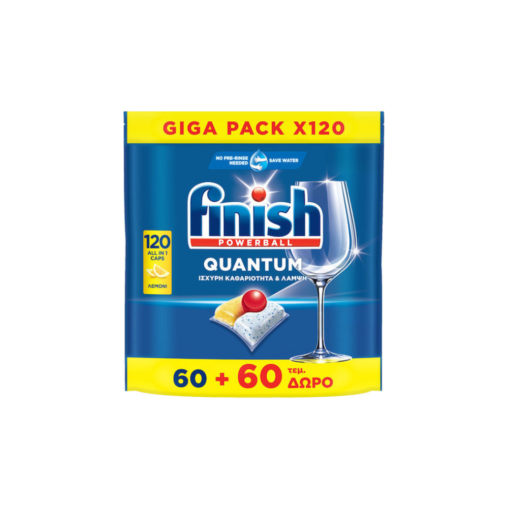 Finish 120 Κάψουλες Πλυντηρίου Πιάτων