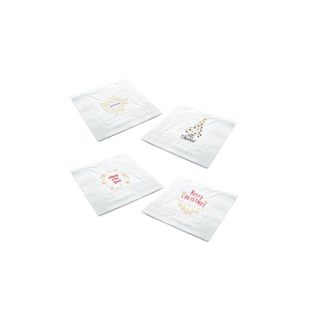 Maxi Σετ Χριστουγεννιάτικες Χαρτοπετσέτες 33x33x2εκ. 50τμχ