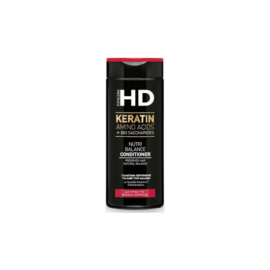 Farcom HD Keratin Amino Acids & Bio Saccharides Conditioner Αναδόμησης/Θρέψης για Όλους τους Τύπους Μαλλιών 330ml