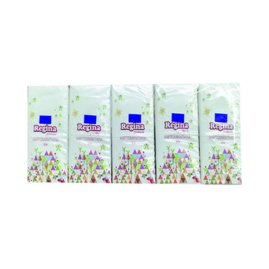 Regina Green Premium Χαρτομάντηλα Τσέπης 3Φ. Σετ 10τεμ