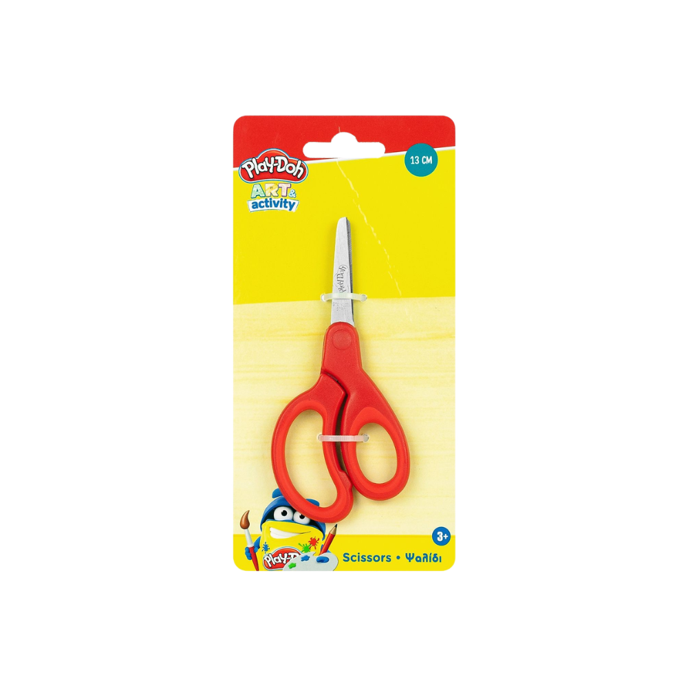 Play Doh Παιδικό Ψαλίδι Χειροτεχνίας 13εκ. με Μεταλλική Λεπίδα Κόκκινο 1τμχ (50-3742)