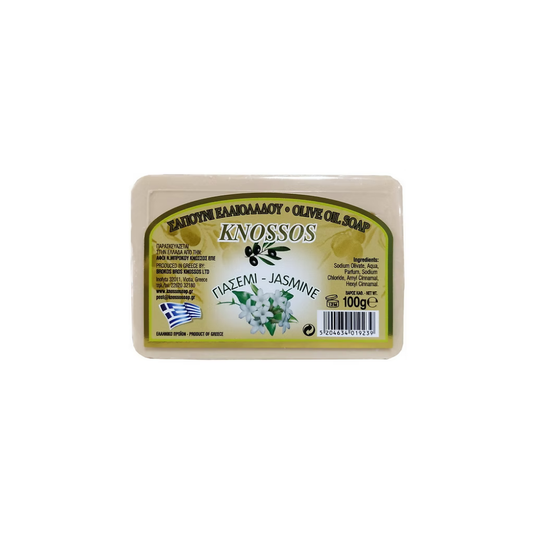 Knossos Soap Olive Oil Soap Μπάρα Σαπουνιού Γιασεμί 100gr