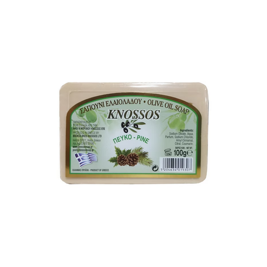 Knossos Soap Olive Oil Soap Μπάρα Σαπουνιού Πεύκο 100gr