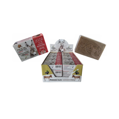 Knossos Soap Olive Oil Soap Μπάρα Σαπουνιού με γάλα γαϊδούρας και ιβίσκο 100gr