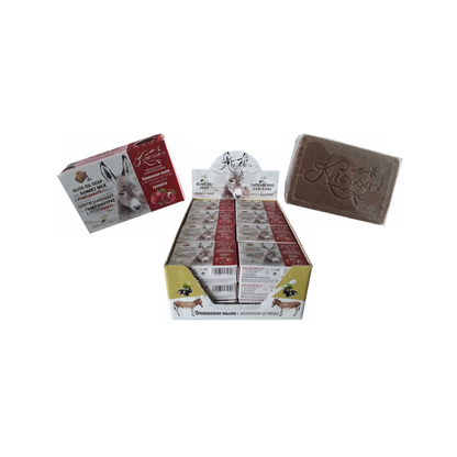 Knossos Soap Olive Oil Soap Μπάρα Σαπουνιού με γάλα γαϊδούρας και ρόδι 100gr