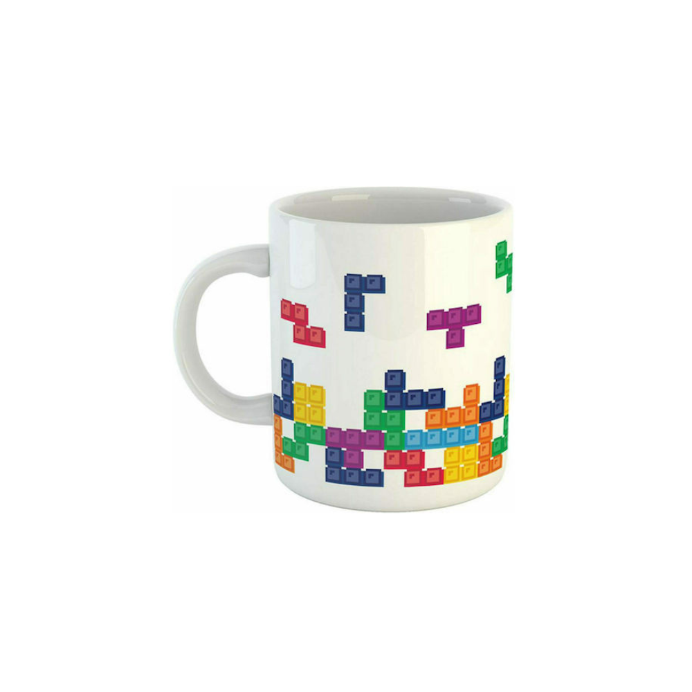 Διακάκης Tetris Κούπα Κεραμική Πολύχρωμη 325ml