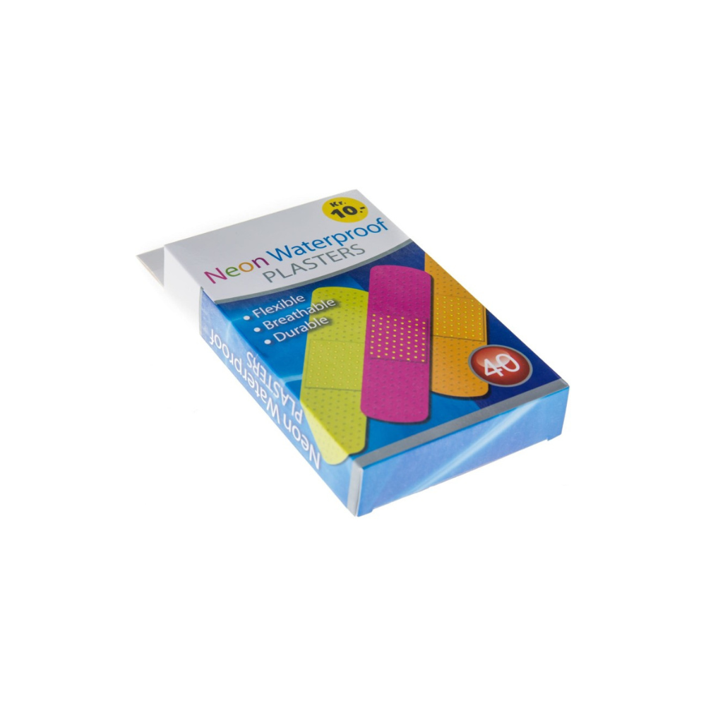 Viosarp Neon Αδιάβροχα Αυτοκόλλητα Επιθέματα 40τμχ (VC1286)