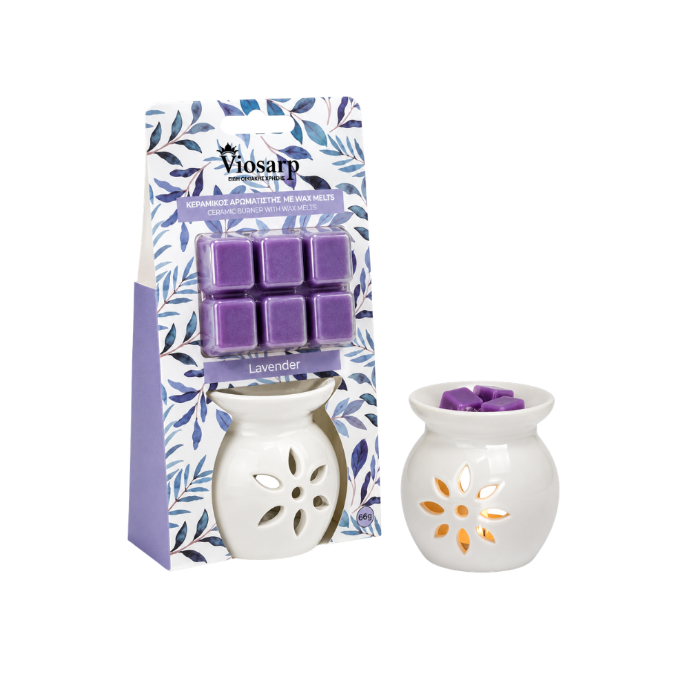 Viosarp Κεραμικός Αρωματιστής με Wax Melts Lavender 66gr