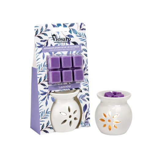 Viosarp Κεραμικός Αρωματιστής με Wax Melts Lavender 66gr