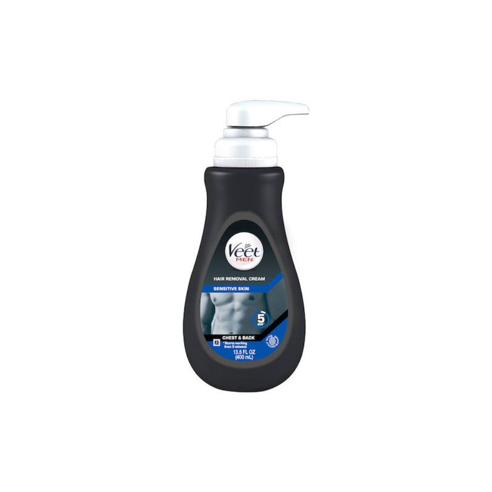 Veet Ανδρική Κρέμα Αποτρίχωσης Σώματος για Ευαίσθητες Επιδερμίδες 400ml