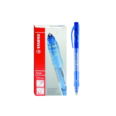 Στυλό Κουμπί Stabilo Ballpoint Μπλε 1,0mm 1τμχ
