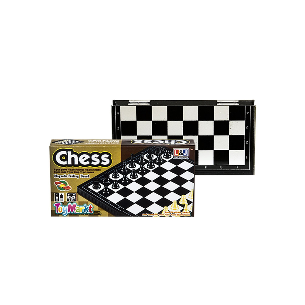 ToyMarkt Travel Μαγνητικό Σκάκι με Πιόνια 13x12cm (69-215)