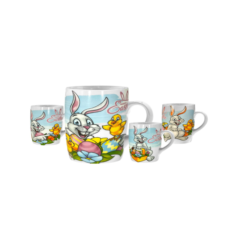 Κούπα Πασχαλινή Κεραμική 9,5x8,5cm 330ml (73-477)