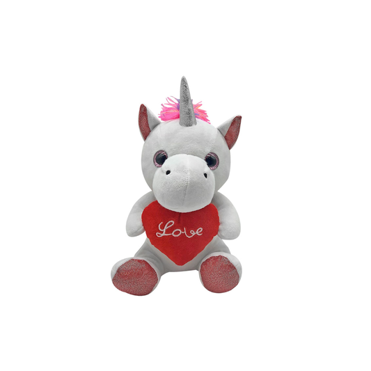 ToyMarkt Μονόκερος Λούτρινο Καρδιά Love 20cm (79-452)