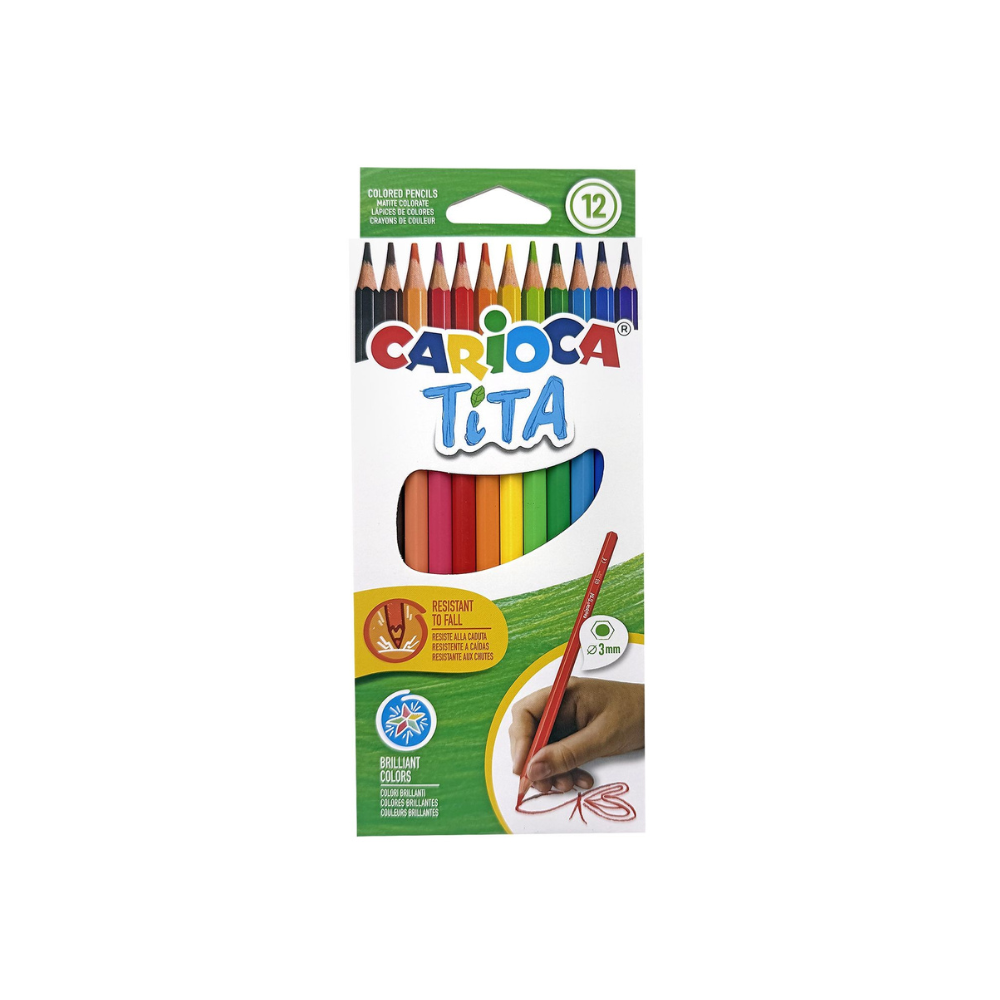 Carioca Tita Ξυλομπογιές Σετ 12 χρώματα (60-699)