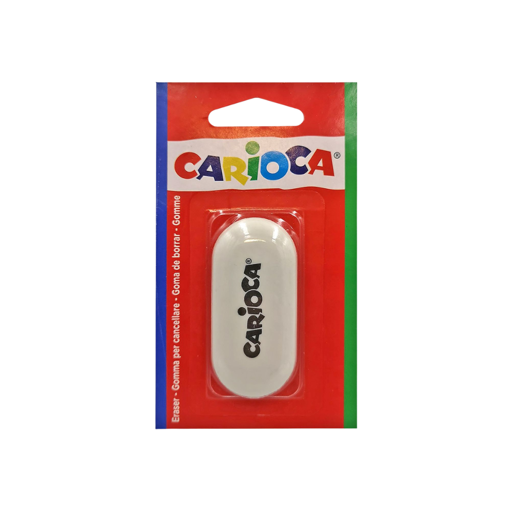 Γόμα Λευκή Carioca Blister 5x3cm (50-669)