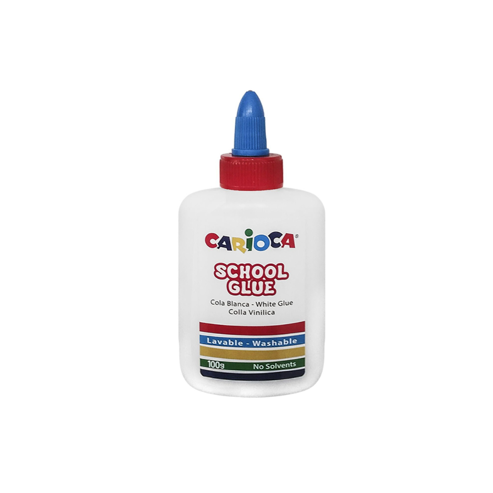 Carioca Υγρή Κόλλα School Glue για Χαρτί 100ml Χωρίς Διαλύτες (19-291)