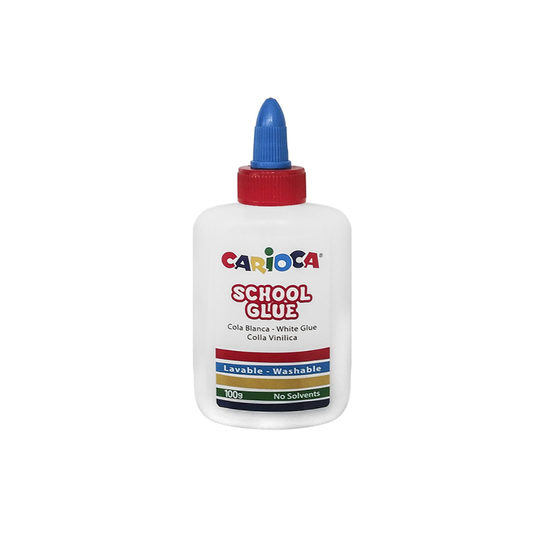 Carioca Υγρή Κόλλα School Glue για Χαρτί 100ml Χωρίς Διαλύτες (19-291)