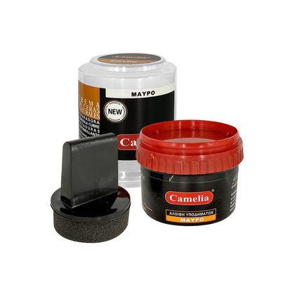 Sidirela Αυτογυάλιστη Πάστα Υποδημάτων Μαύρη