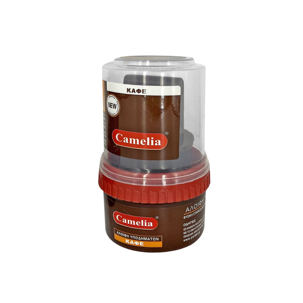 Sidirela Αυτογυάλιστη Πάστα Υποδημάτων Καφέ